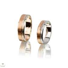 Újvilág Kollekció Arany női karikagyűrű 54-es méret - 837VF/N/54-DB gyűrű