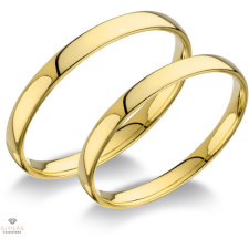 Újvilág Kollekció Arany női karikagyűrű 54-es méret - C25S/N/54-D gyűrű