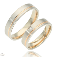 Újvilág Kollekció Arany női karikagyűrű 58-as méret - H599/N/58-DB gyűrű