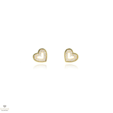 Újvilág Kollekció Arany szív fülbevaló - 02S107-16-TC_KT fülbevaló