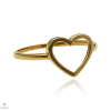 Újvilág Kollekció Arany szív gyűrű 54-es méret - X3AR6773-54