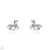 Újvilág Kollekció Ezüst ló fülbevaló - 02107-342