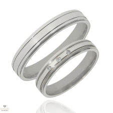 Újvilág Kollekció Ezüst női karikagyűrű 51-es méret - T419/N/51-DBR gyűrű