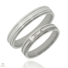 Újvilág Kollekció Ezüst női karikagyűrű 56-os méret - T419/N/56-DBR
