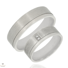 Újvilág Kollekció Ezüst női karikagyűrű 58-as méret - T616/N/58-DBR gyűrű