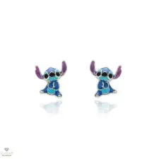 Újvilág Kollekció Ezüst Stitch gyerek fülbevaló - 02203-65 fülbevaló