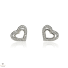 Újvilág Kollekció Ezüst szív fülbevaló - 02107-211