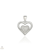 Újvilág Kollekció Ezüst szív medál - 09139-22