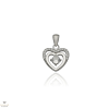 Újvilág Kollekció Ezüst szív medál - 09139-44