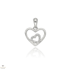 Újvilág Kollekció Ezüst szív medál - 09139-75