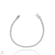 Újvilág Kollekció Ezüst tenisz karkötő 21 cm - 07224-4 karkötő