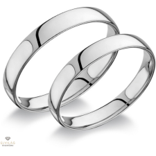 Újvilág Kollekció Fehér arany férfi karikagyűrű 62-es méret - C35F/62-D gyűrű