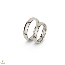 Újvilág Kollekció Fehér arany férfi karikagyűrű 64-es méret - L3/64-DB gyűrű