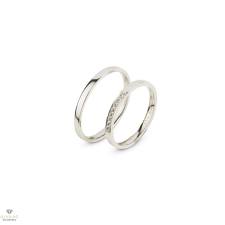 Újvilág Kollekció Fehér arany férfi karikagyűrű 66-os méret - L133/66-DB gyűrű