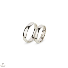 Újvilág Kollekció Fehér arany férfi karikagyűrű 70-es méret - L1/70-DB gyűrű