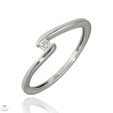 Újvilág Kollekció Fehér arany gyűrű 50-es méret - B51519 gyűrű