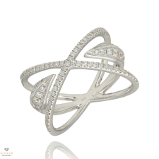 Újvilág Kollekció Fehér arany gyűrű 54-es méret - B27719_3I gyűrű