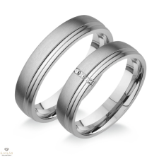 Újvilág Kollekció Fehér arany női karikagyűrű 50-es méret - H565/N/50-DB gyűrű