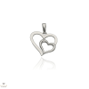 Újvilág Kollekció Fehér arany szív medál - 09F139-2-TC_KT