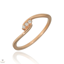 Újvilág Kollekció Rosé arany gyűrű 50-es méret - B49107 gyűrű