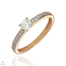 Újvilág Kollekció Rosé arany gyűrű 55-ös méret - P2278R-55 gyűrű
