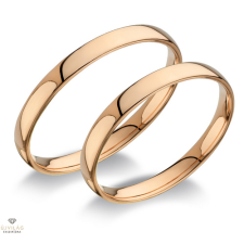 Újvilág Kollekció Rosé arany női karikagyűrű 51-es méret - C25V/N/51-D gyűrű