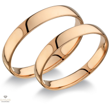 Újvilág Kollekció Rosé arany női karikagyűrű 56-os méret - C35V/N/56-D gyűrű