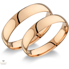 Újvilág Kollekció Rosé arany női karikagyűrű 56-os méret - C45V/N/56-D gyűrű