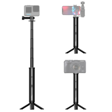 Ulanzi UURIG TP-04 5000mAh PowerBank kamera Selfie-bot markolat 33-112 cm- USB Teleszkópos Akciókamera/ Fotós Töltő Grip Tripod-állvány (A0010) sportkamera kellék