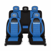Üléshuzat készlet univerzális Racing, Kék-fekete Nissan feliratos