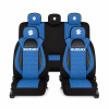  Üléshuzat készlet, univerzális, Racing, kék-fekete, Suzuki