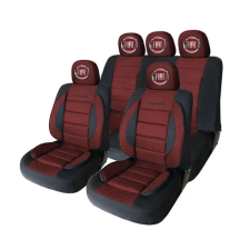  Üléshuzat univerzális Premium Carguard Personalizate cu Fiat – Fekete/Meggy ülésbetét, üléshuzat