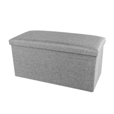 Ülésre alkalmas tárolódoboz, ülőke szürke (storage-box-76-grey) bútor