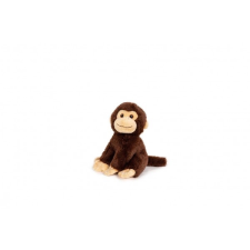 Ülő plüssmajom 16cm barna plüssfigura