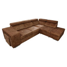  Ülőgarnitúra, barna, jobbos, MALAGA bútor