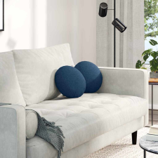  Ülőpárnák 2 pcs Kék Ø30 x 13 cm szövet lakástextília