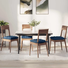  Ülőpárnák 2 pcs Kék 40 x 40 x 6 cm szövet lakástextília