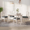  Ülőpárnák 4 pcs Sötétszürke 40 x 40 x 12 cm szövet