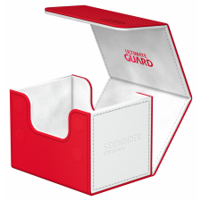 Ultimate Guard - Kártyadoboz - Sidewinder 100+ XenoSkin Synergy Red/White - piros/fehér kártyajáték