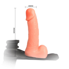  Ultra Cyberskin Strap-on Felcsatolható dildó műpénisz, dildó
