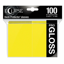 Ultra PRO - Gloss Eclipse borítók 100 db (Lemon Yellow) kártyajáték