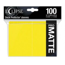 Ultra Pro - Matte Eclipse borítók 100 db (Lemon Yellow) kártyajáték