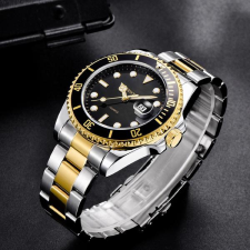  ULYSSES díszdobozos karóra feket-arany-ezüst CB94 karóra