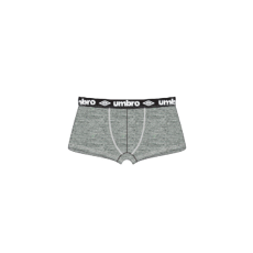 Umbro Férfi alsónadrág - pamut boxeralsó - M - világosszürke fekete derékgumival - Umbro
