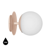 UMMO Lighting Plaat  bézs-fehér vízvédett fali lámpa (UMM-PLC1100S0) E27 1 izzós IP44