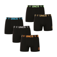 UNCS 5PACK férfi boxeralsók UNCS fekete (24Z207PSPP) XL