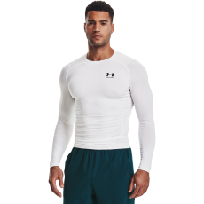 Under Armour Compression T-shirt HG Armour Comp LS White - Under Armour