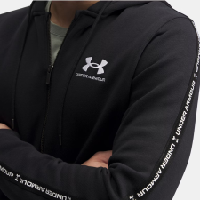 Under Armour Icon Fleece Fz Taping pulóver 1390298001 férfi fekete M férfi pulóver, kardigán