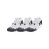 Under Armour Performance Tech 3pk NS Socks White