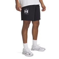 Under Armour Rival Terrylogo8inshort 1390147001 Férfi Rövidnadrág Fekete S